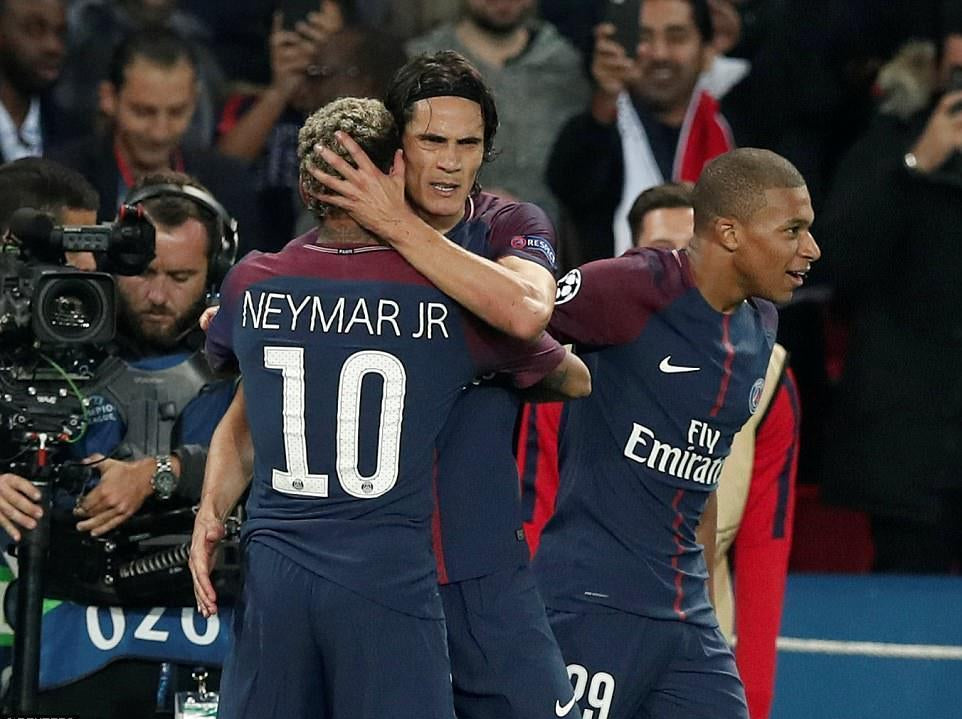 NIKE NEYMAR JR PARIS SAINT-GERMAIN PSG JERSEY DE CASA UEFA CHAMPIONS LEAGUE 2017/18 4