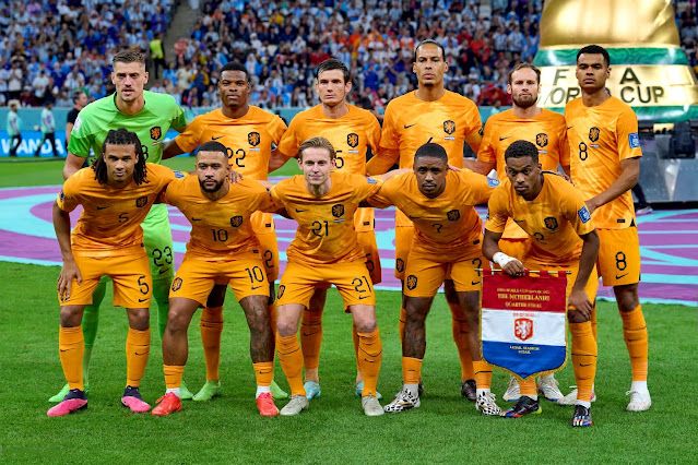 NIKE PAISES BAJOS JERSEY MANGA LARGA DE CASA COPA MUNDIAL FIFA 2022 10
