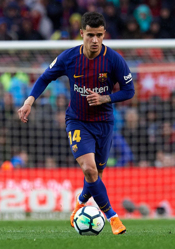 NIKE PHILIPPE COUTINHO FC BARCELONA JERSEY DE CASA 2017/18 5