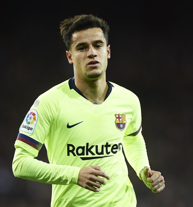 NIKE PHILIPPE COUTINHO FC BARCELONA JERSEY DE VISITA 2018/19 5