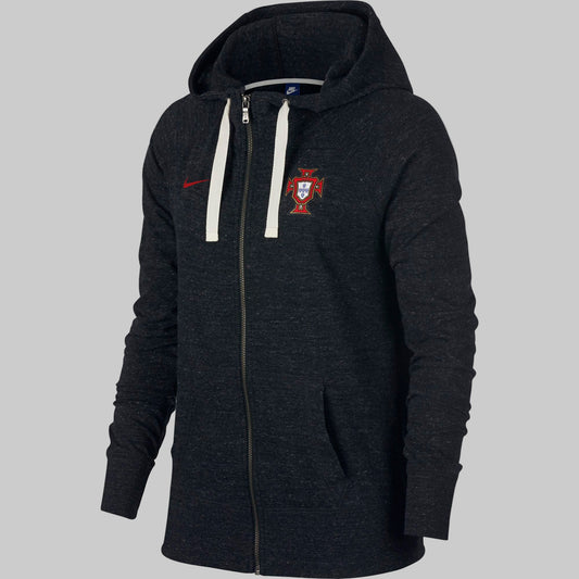 NIKE PORTUGAL SUDADERA GYM VINTAGE CON GORRA Y CIERRE COMPLETO PARA MUJER 1