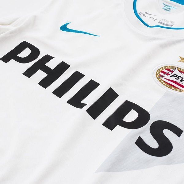 Textura del tejido Nike Dri-FIT en jersey PSV Eindhoven 2014-15, estado nuevo con etiquetas (NWT) - Futbol90MX.