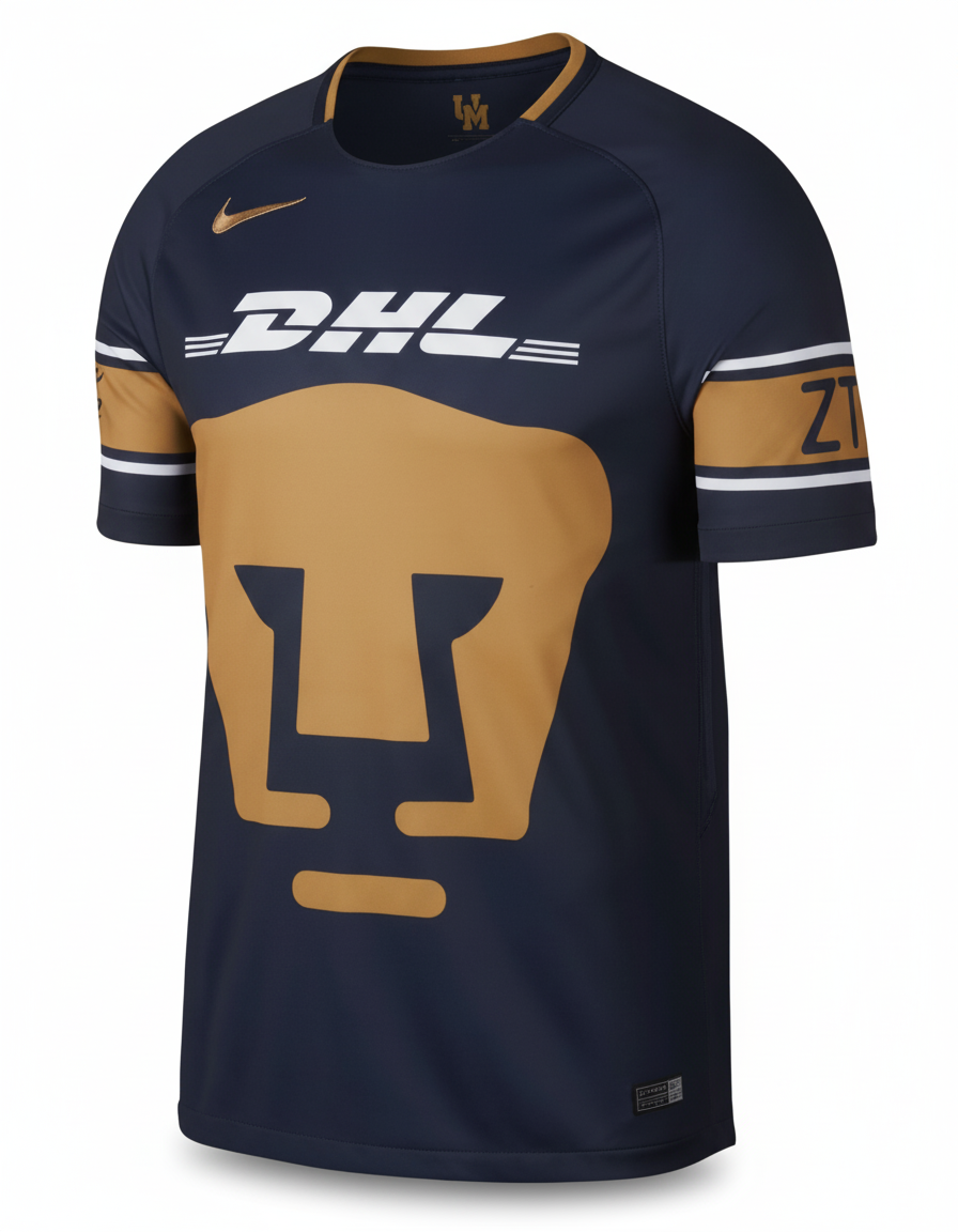 NIKE PUMAS UNAM JERSEY DE VISITA 2017/18 0