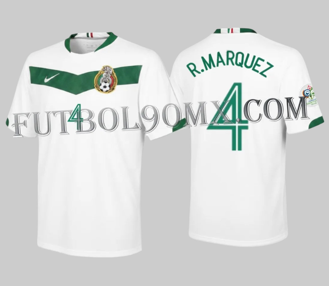 NIKE RAFAEL MARQUEZ MEXICO JERSEY DE CASA COPA MUNDIAL FIFA 2006 6