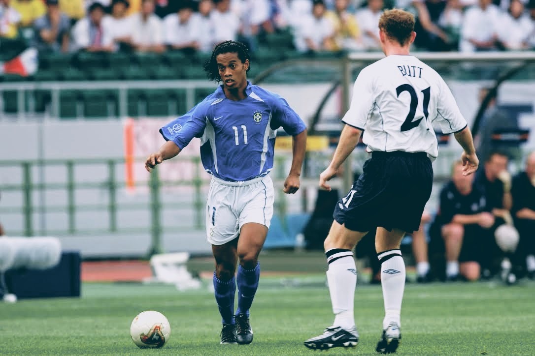 NIKE RONALDINHO BRASIL JERSEY DE VISITA CAMPEONES FIFA COPA MUNDIAL 2002 4