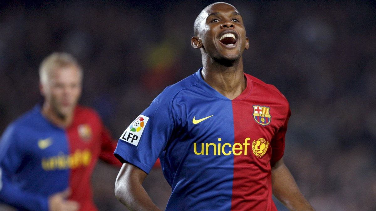 NIKE SAMUEL ETO'O FC BARCELONA JERSEY DE CASA 2008/09 6