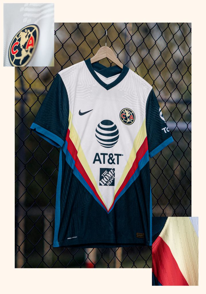 NIKE SEBASTIAN CORDOVA CLUB AMERICA JERSEY DE VISITA 2020/21 5