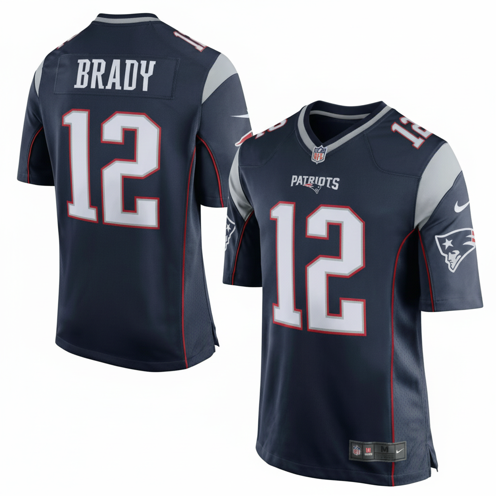 NIKE TOM BRADY NEW ENGLAND PATRIOTS ON FIELD JERSEY PARA NIÑOS 1