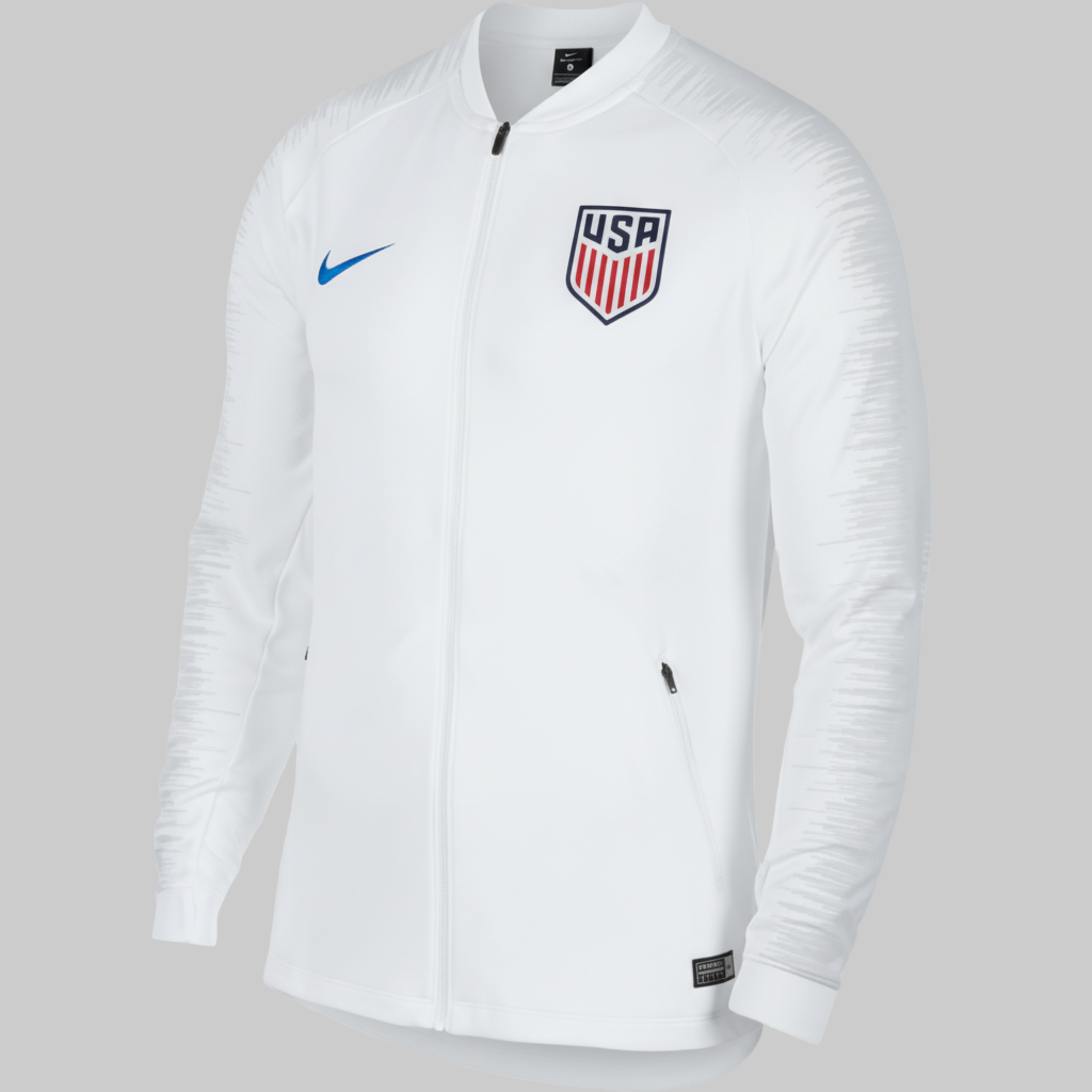 NIKE USA USMNT CHAMARRA ANTHEM Blanco 0