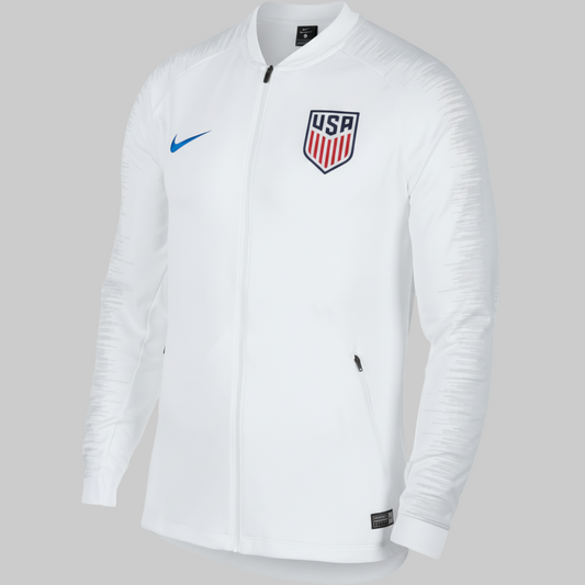 NIKE USA USMNT CHAMARRA ANTHEM Blanco 0