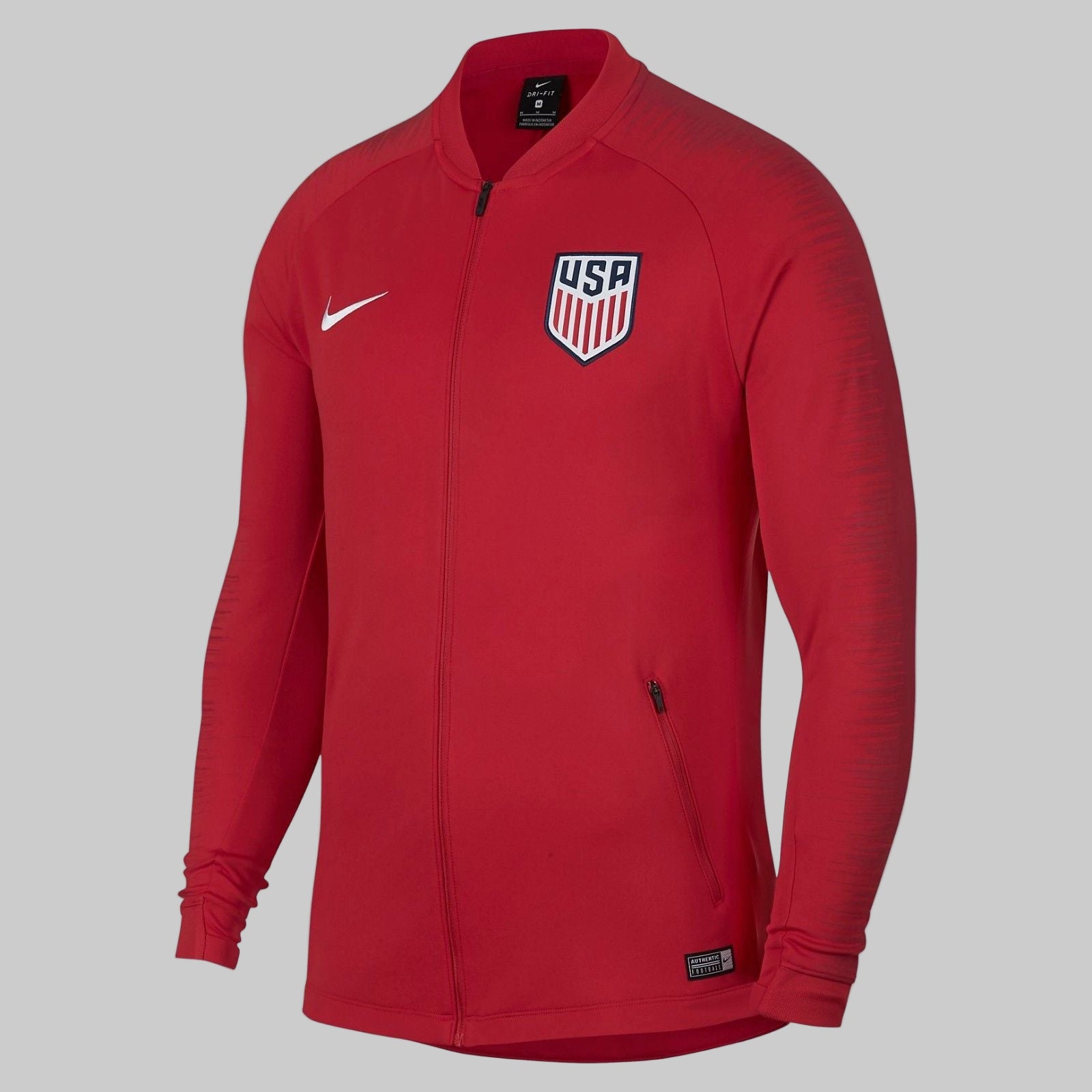 NIKE USA USMNT CHAMARRA ANTHEM Rojo 1