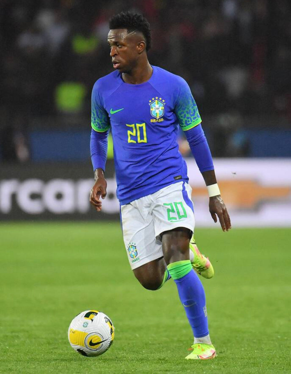 NIKE VINI JR BRASIL JERSEY DE VISITA COPA MUNDIAL FIFA 2022 6