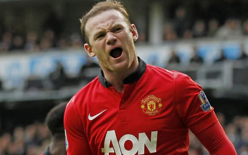 NIKE WAYNE ROONEY MANCHESTER UNITED JERSEY DE CASA 2013/14 3