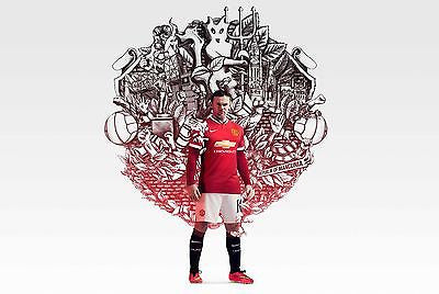 NIKE WAYNE ROONEY MANCHESTER UNITED JERSEY MANGA LARGA DE CASA 2014/15 5