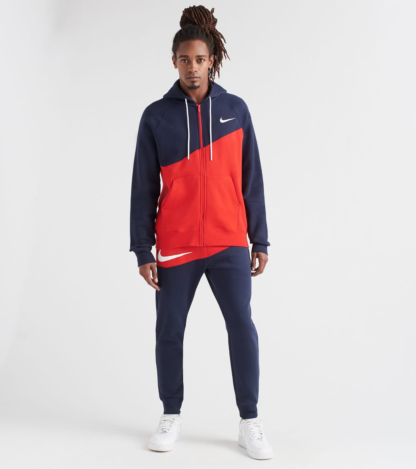 NIKE SPORTSWEAR SWOOSH SUDADERA CON GORRA Y CIERRE COMPLETO 6