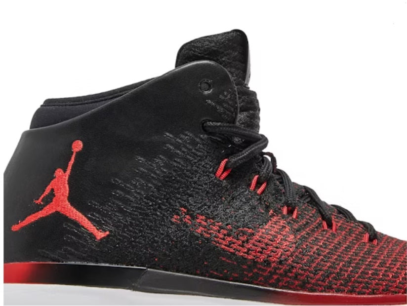 NIKE AIR JORDAN XXXI BANNED ZAPATOS DE BASKETBALL PARA NIÑOS Negro / Rojo 9