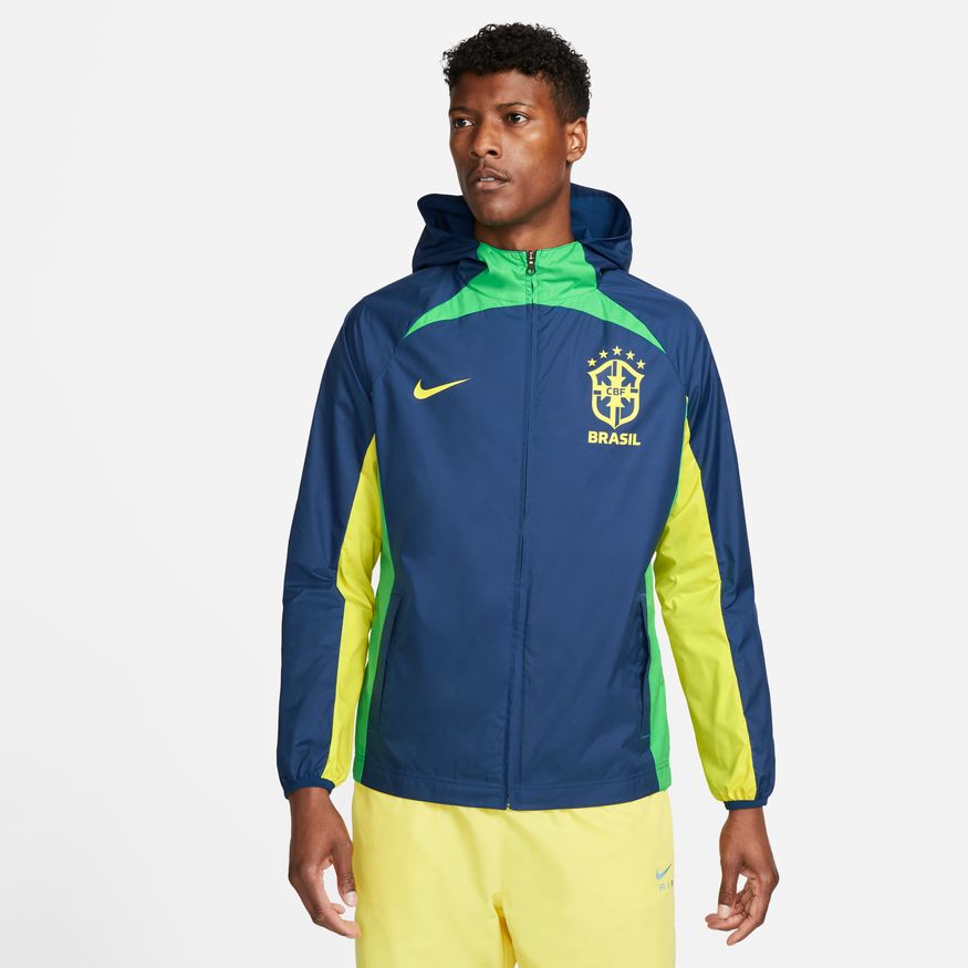 NIKE BRASIL CHAMARRA ALL WEATHER PARA TODO CLIMA COPA MUNDIAL FIFA 2022 3