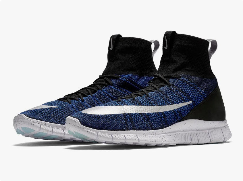 NIKE CR7 FREE MERCURIAL SUPERFLY FC ZAPATILLAS DE FÚTBOL LEISURE Racer Blue 5