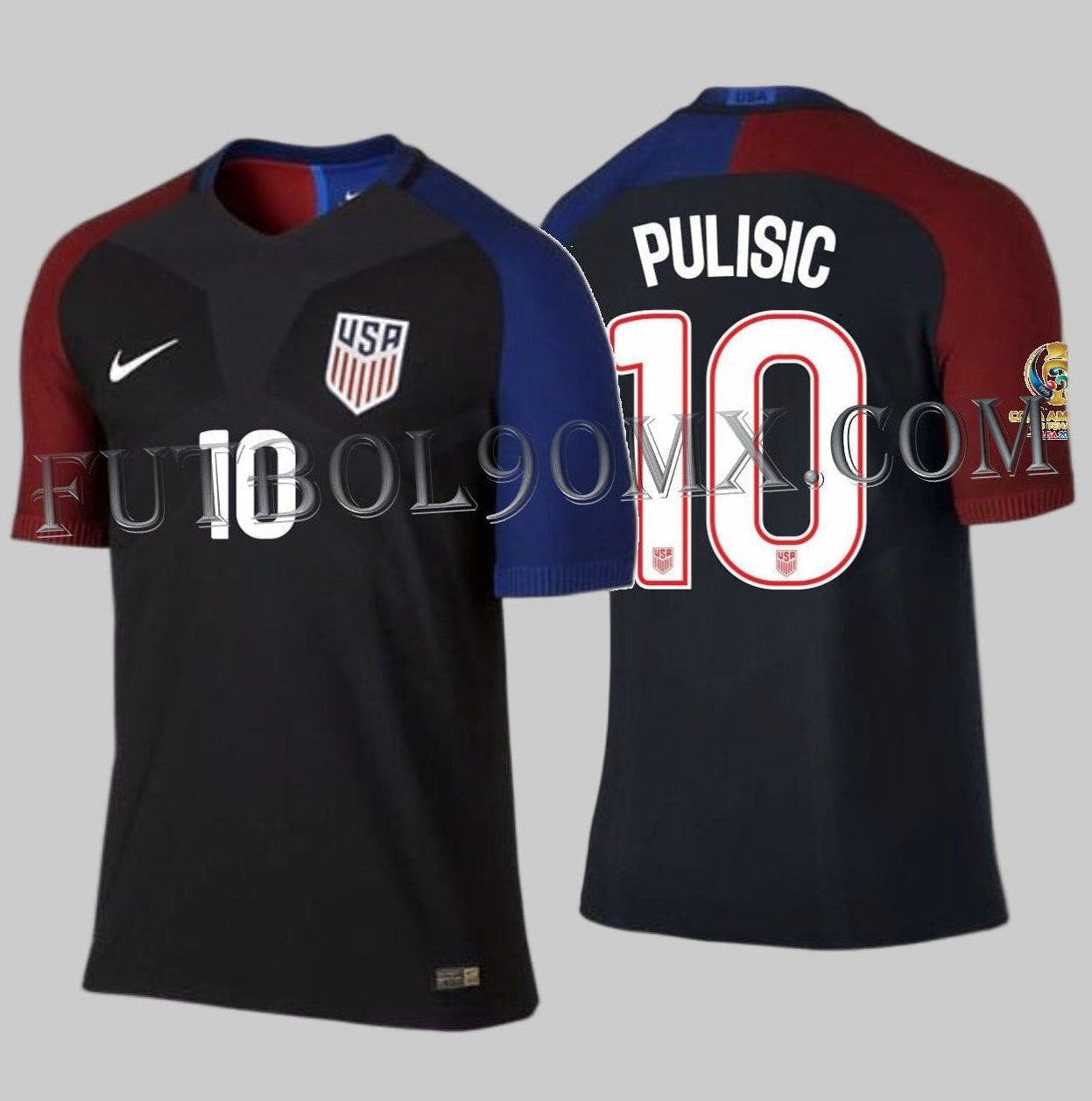 NIKE CHRISTIAN PULISIC USA JERSEY AUTHENTIC VAPOR MATCH DE VISITA COPA AMÉRICA 2016 1