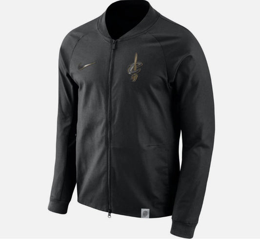 NIKE NBA CLEVELAND CAVALIERS CITY EDITION VARSITY JACKET 1