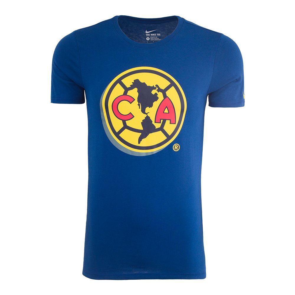 NIKE CLUB AMÉRICA PLAYERA CREST Azul 3