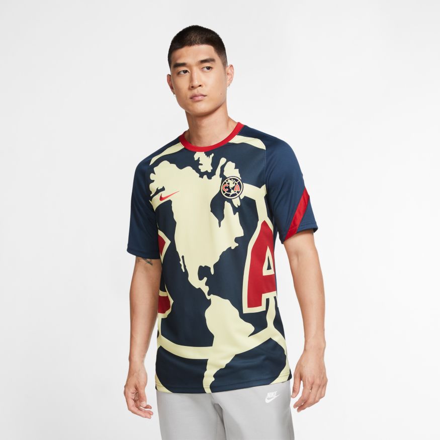 NIKE CLUB AMÉRICA JERSEY DE ENTRENAMIENTO PRE PARTIDO 2020/21 8