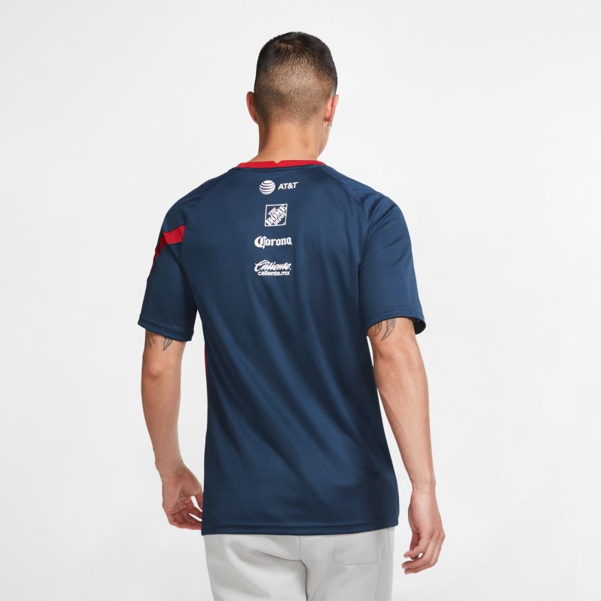 NIKE CLUB AMÉRICA JERSEY DE ENTRENAMIENTO PRE PARTIDO 2020/21 7