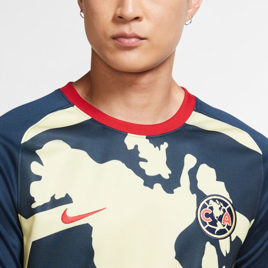 NIKE CLUB AMÉRICA JERSEY DE ENTRENAMIENTO PRE PARTIDO 2020/21 4