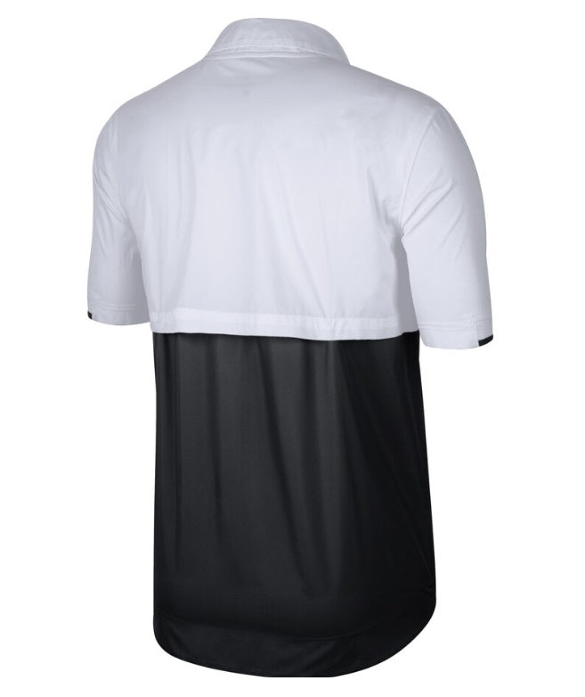 NIKE FOOTBALL SIDELINE COACH CHAMARRA LIGERA DE MEDIO CIERRE MANGA CORTA Blanco 2