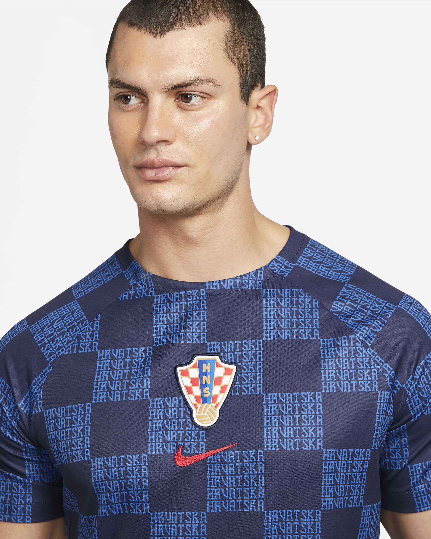 NIKE CROACIA JERSEY PRE PARTIDO DE ENTRENAMIENTO COPA MUNDIAL FIFA 2022 6