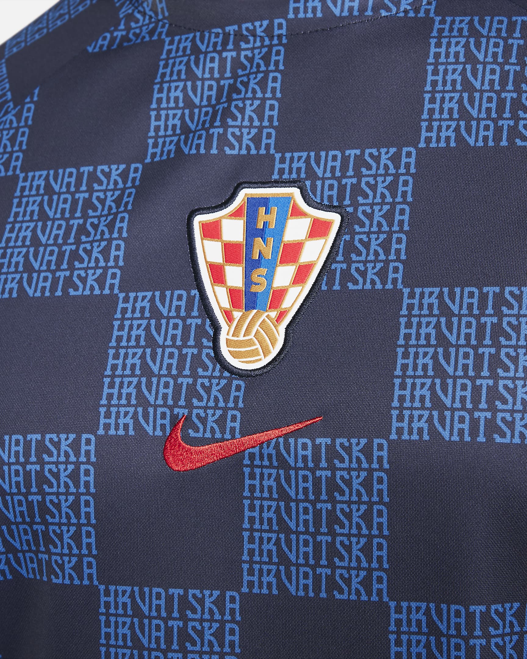NIKE CROACIA JERSEY PRE PARTIDO DE ENTRENAMIENTO COPA MUNDIAL FIFA 2022 5