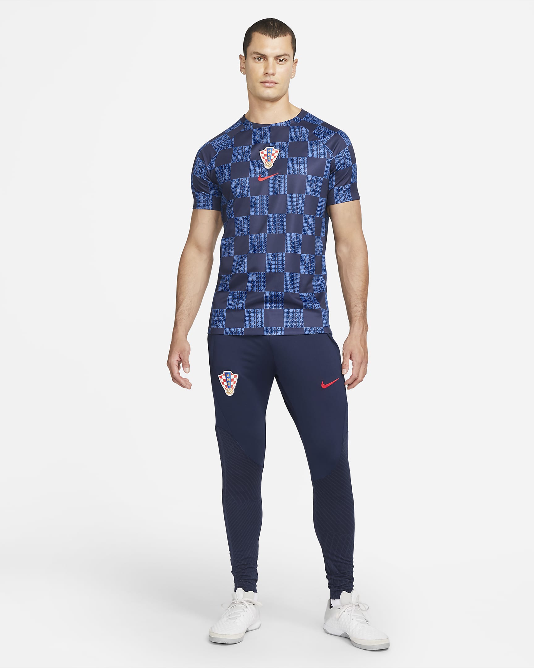 NIKE CROACIA JERSEY PRE PARTIDO DE ENTRENAMIENTO COPA MUNDIAL FIFA 2022 9