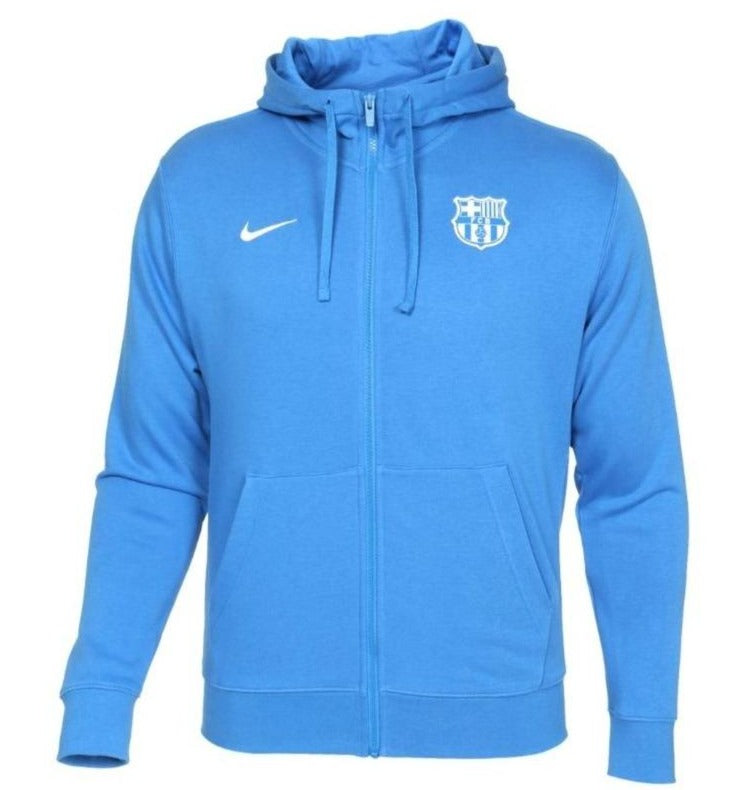 NIKE FC BARCELONA SUDADERA FRENCH TERRY DE GORRA CON CIERRE COMPLETO 2021/22 1