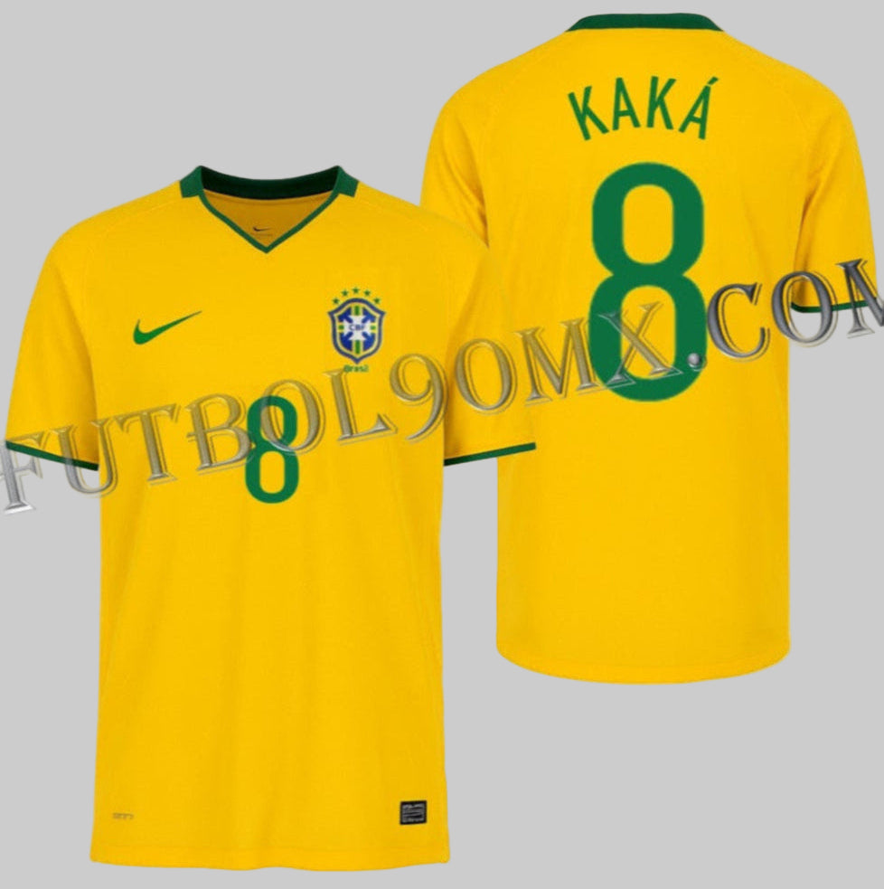 NIKE KAKA BRASIL JERSEY DE CASA 2008/09 1