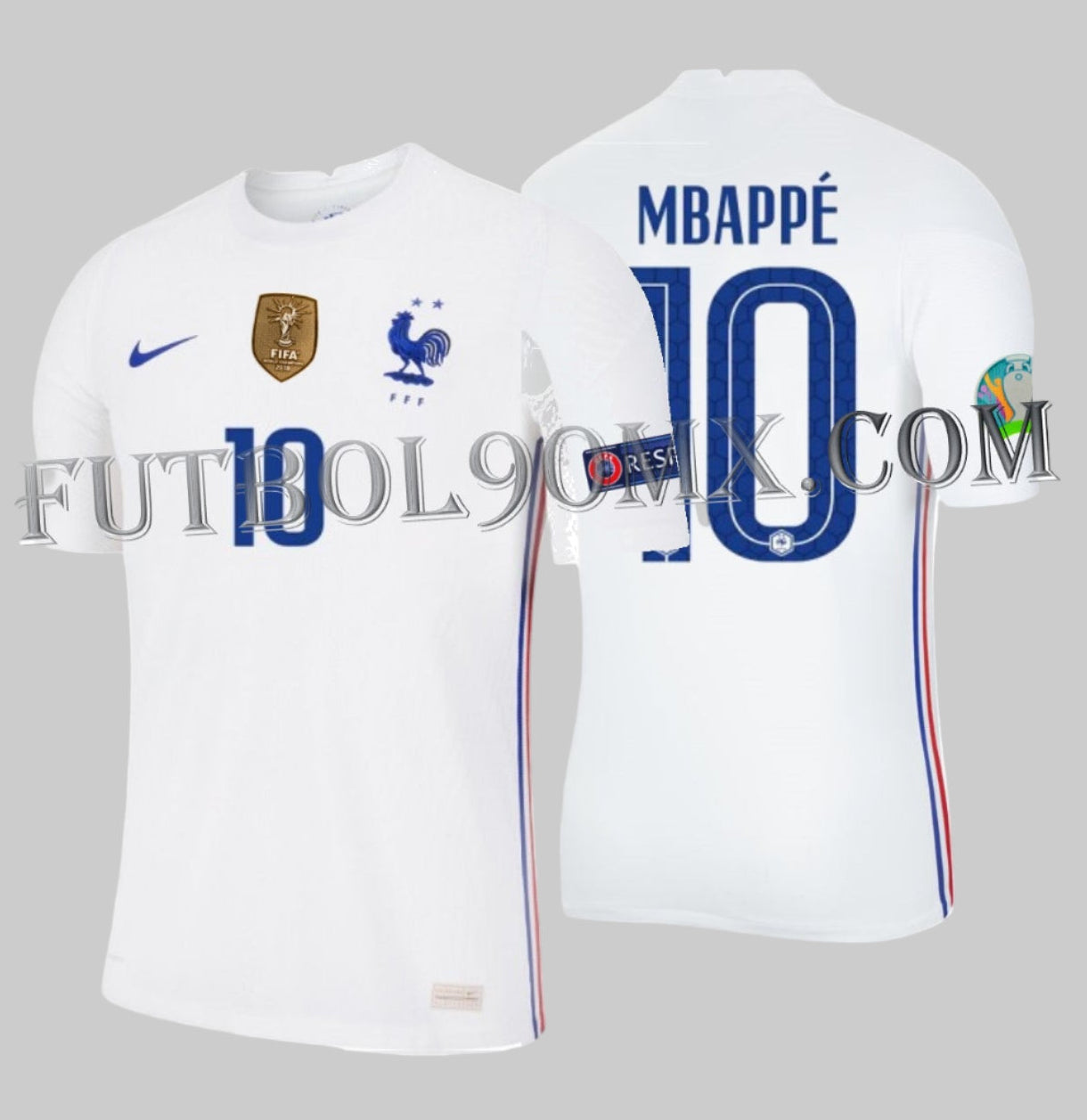 NIKE KYLIAN MBAPPE FRANCIA JERSEY DE VISITA EURO 2021 1