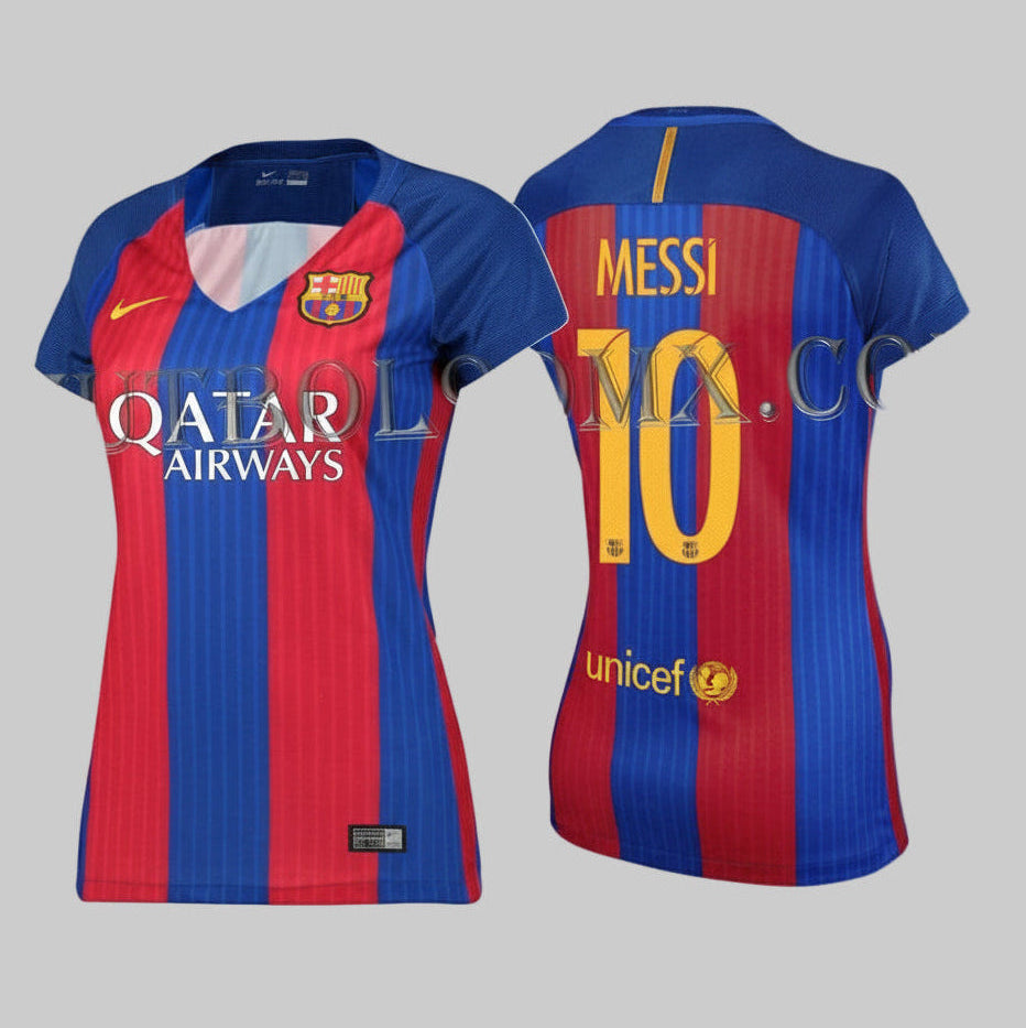 NIKE LIONEL MESSI FC BARCELONA JERSEY DE CASA PARA MUJER 2016/17 1