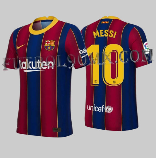 NIKE LIONEL MESSI FC BARCELONA AUTHENTIC VAPOR MATCH JERSEY DE CASA PARA NIÑO 2020/21 1