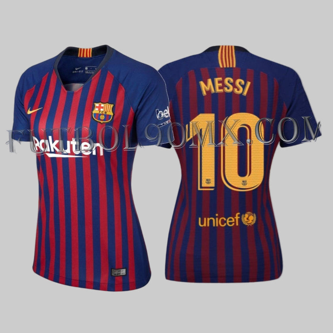 NIKE LIONEL MESSI FC BARCELONA JERSEY DE CASA PARA MUJER 2018/19 1