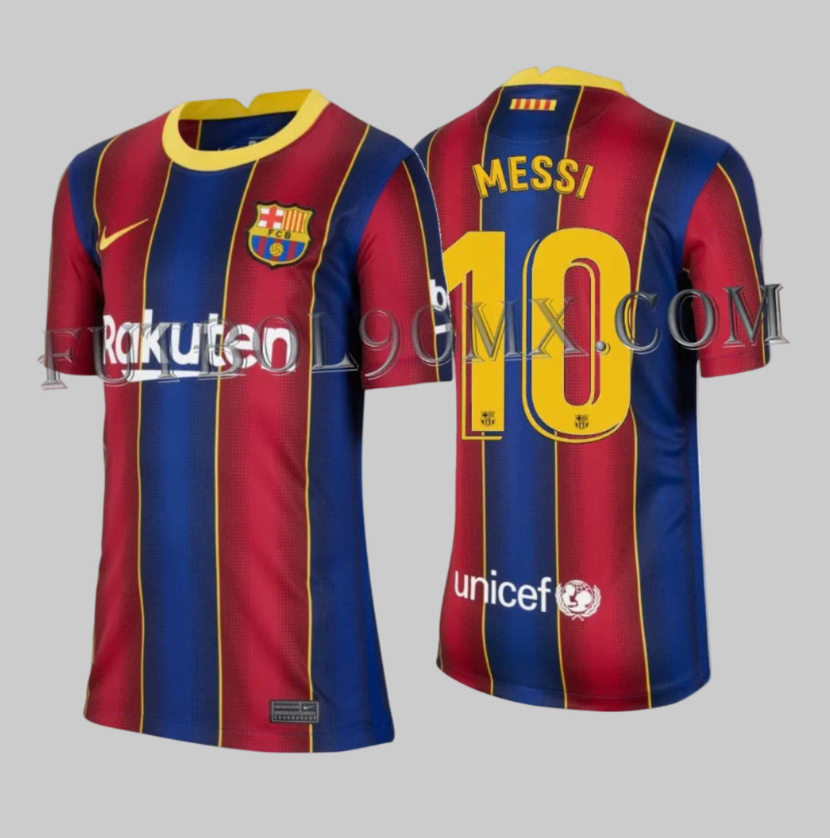 NIKE LIONEL MESSI FC BARCELONA JERSEY DE CASA PARA NIÑO 2020/21 1