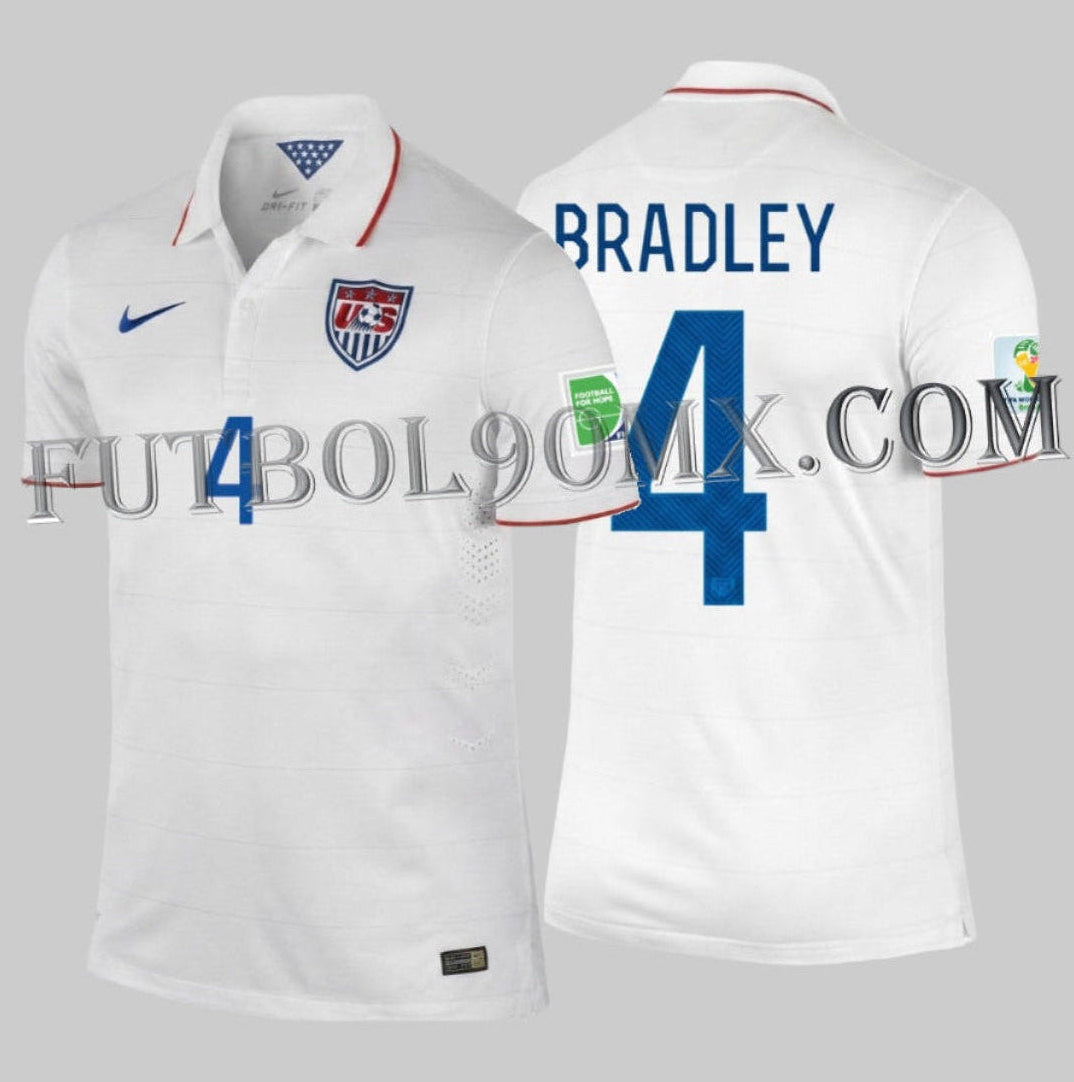 NIKE MICHAEL BRADLEY USA JERSEY AUTHENTIC MATCH DE CASA COPA MUNDIAL FIFA 2014 1