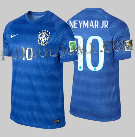 NIKE NEYMAR JR BRASIL AUTHENTIC MATCH JERSEY DE VISITA COPA MUNDIAL FIFA 2014 1
