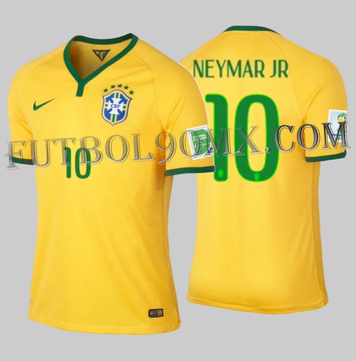 NIKE NEYMAR JR BRASIL AUTHENTIC MATCH JERSEY DE CASA COPA MUNDIAL FIFA 2014 1