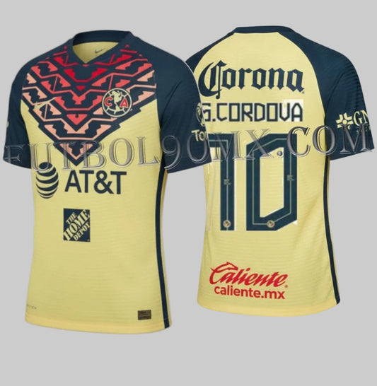 NIKE SEBASTIAN CORDOVA CLUB AMERICA ADV VAPOR MATCH JERSEY DE CASA 2021/22 1