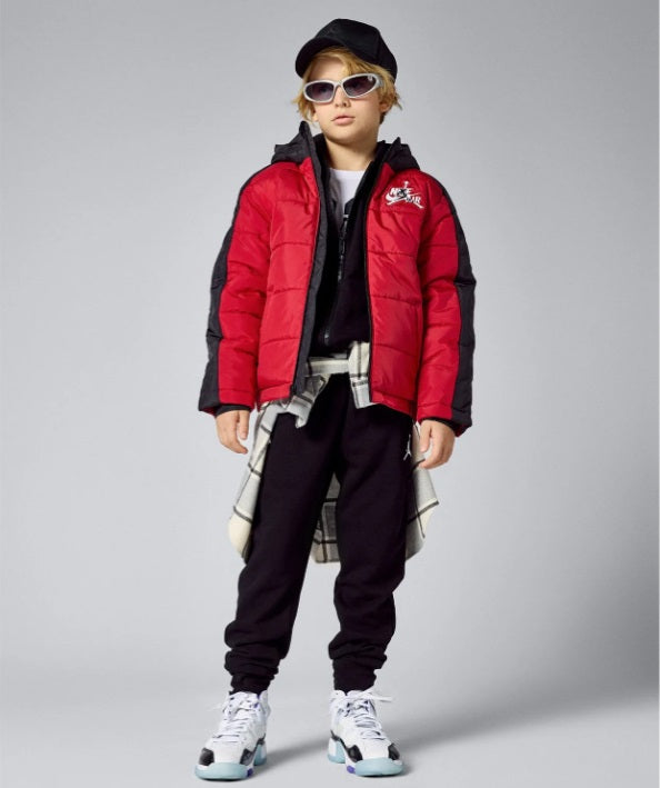 NIKE AIR JORDAN JUMPMAN CLASSIC CHAMARRA PUFFER PARA NIÑOS 9