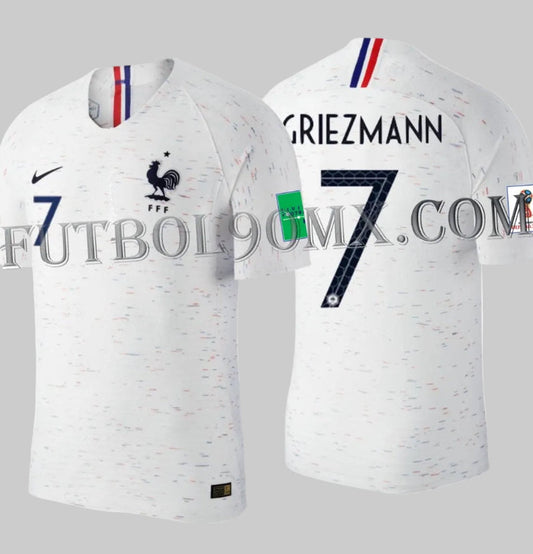 NIKE ANTOINE GRIEZMANN FRANCIA AUTHENTIC VAPOR MATCH JERSEY DE VISITA COPA MUNDIAL FIFA 2018 1