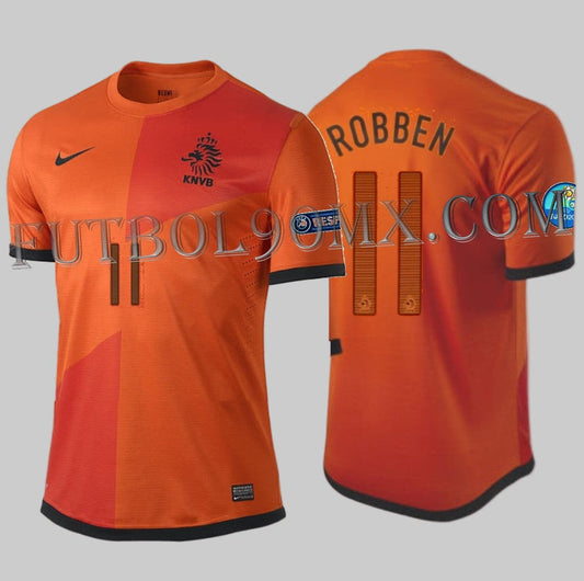 NIKE ARJEN ROBBEN PAISES BAJOS JERSEY AUTHENTIC MATCH DE CASA EURO 2012 1