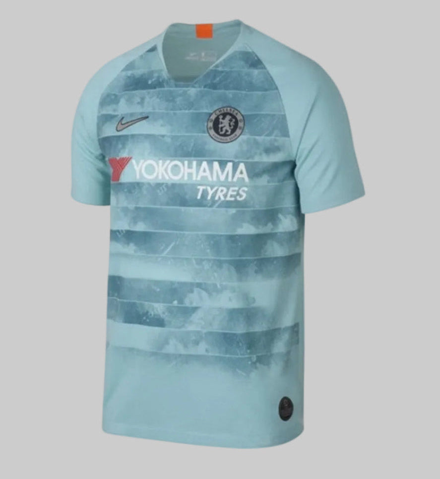 Jersey Nike Chelsea FC Third 2018/19 vista frontal, edición auténtica, codigo 919007-453,  pieza de archivo Futbol90MX.