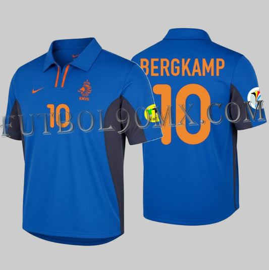 NIKE DENNIS BERGKAMP PAISES BAJOS JERSEY DE VISITA EURO 2000 1