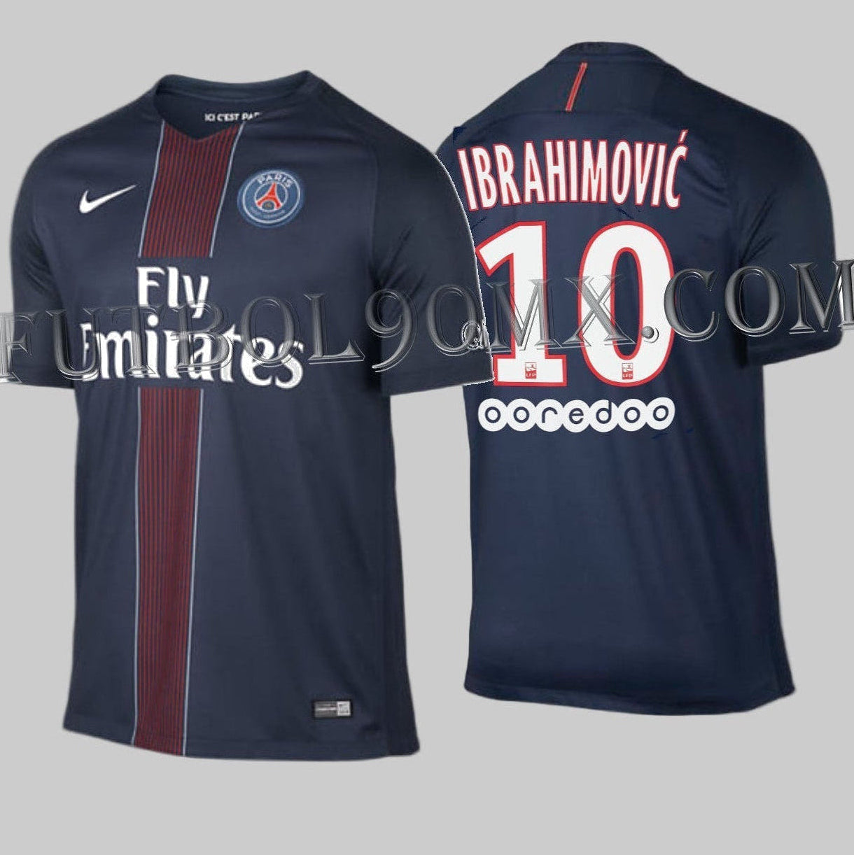 NIKE ZLATAN IBRAHIMOVIC PSG PARIS SAINT-GERMAIN JERSEY DE CASA 2016/17 1
