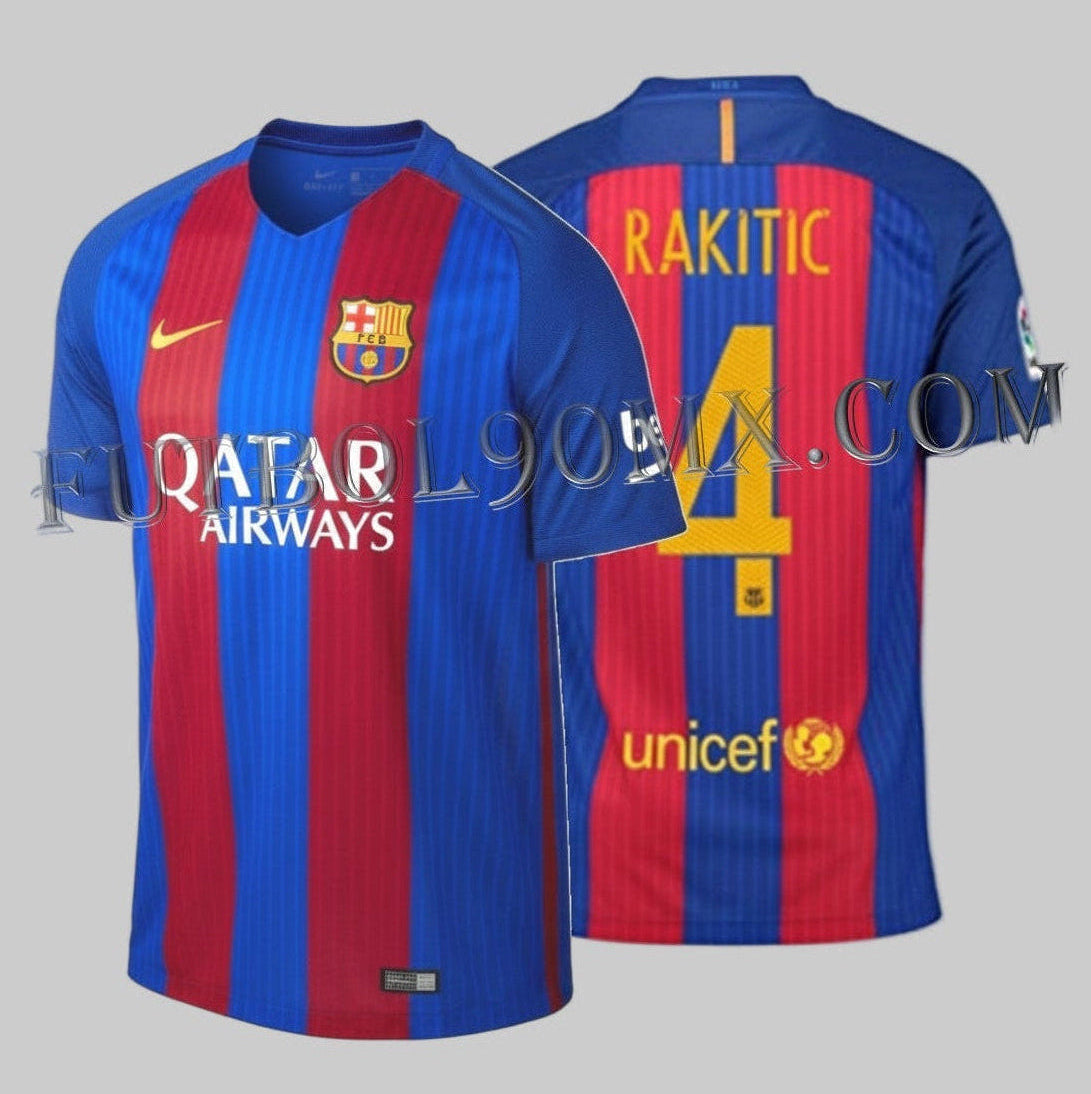 NIKE IVAN RAKITIC FC BARCELONA JERSEY DE CASA 2016/17 1